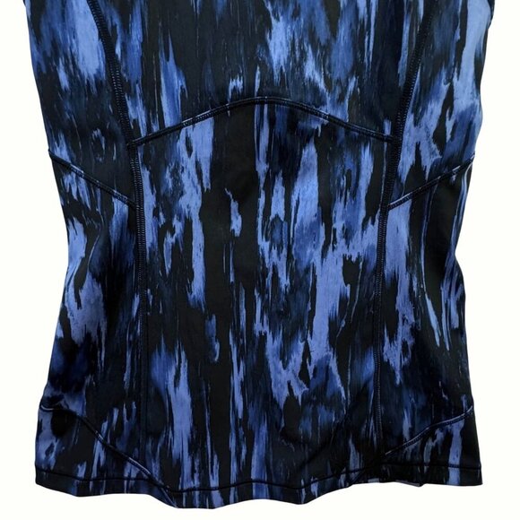 Lululemon Kanto Catch Me Tank Top Womens 4 Painted Animal Print Blue‎ Athleisure - Picture 3 of 9